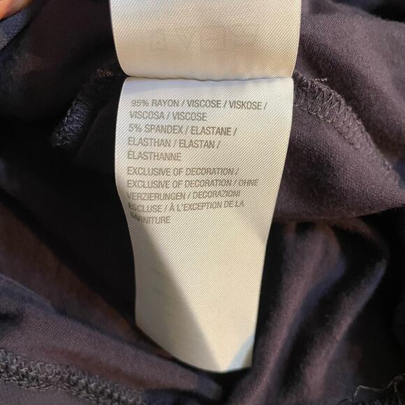 Logo by Lori Goldstein Top Cardigan Set Size XS Purple QVC Chiffon Hem - Picture 5 of 13